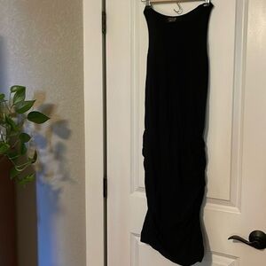 Woman’s little black Razorback Tee Shirt dress